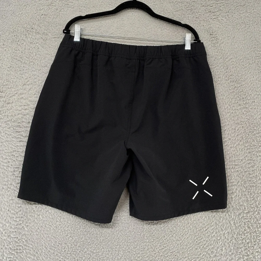 Ten Thousand Foundation Shorts Mens XL‎ Black 9 Inch Lined Training Gym Workout